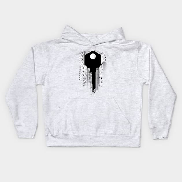 Key to the City Kids Hoodie by tomburns